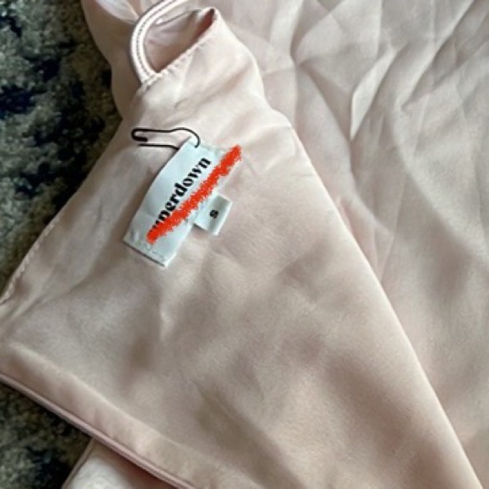 ❌SOLD❌superdown Billie Drape Midi Dress in Blush pink Small - Picture 12 of 12